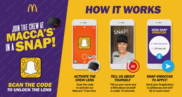 Snapchat McDonalds